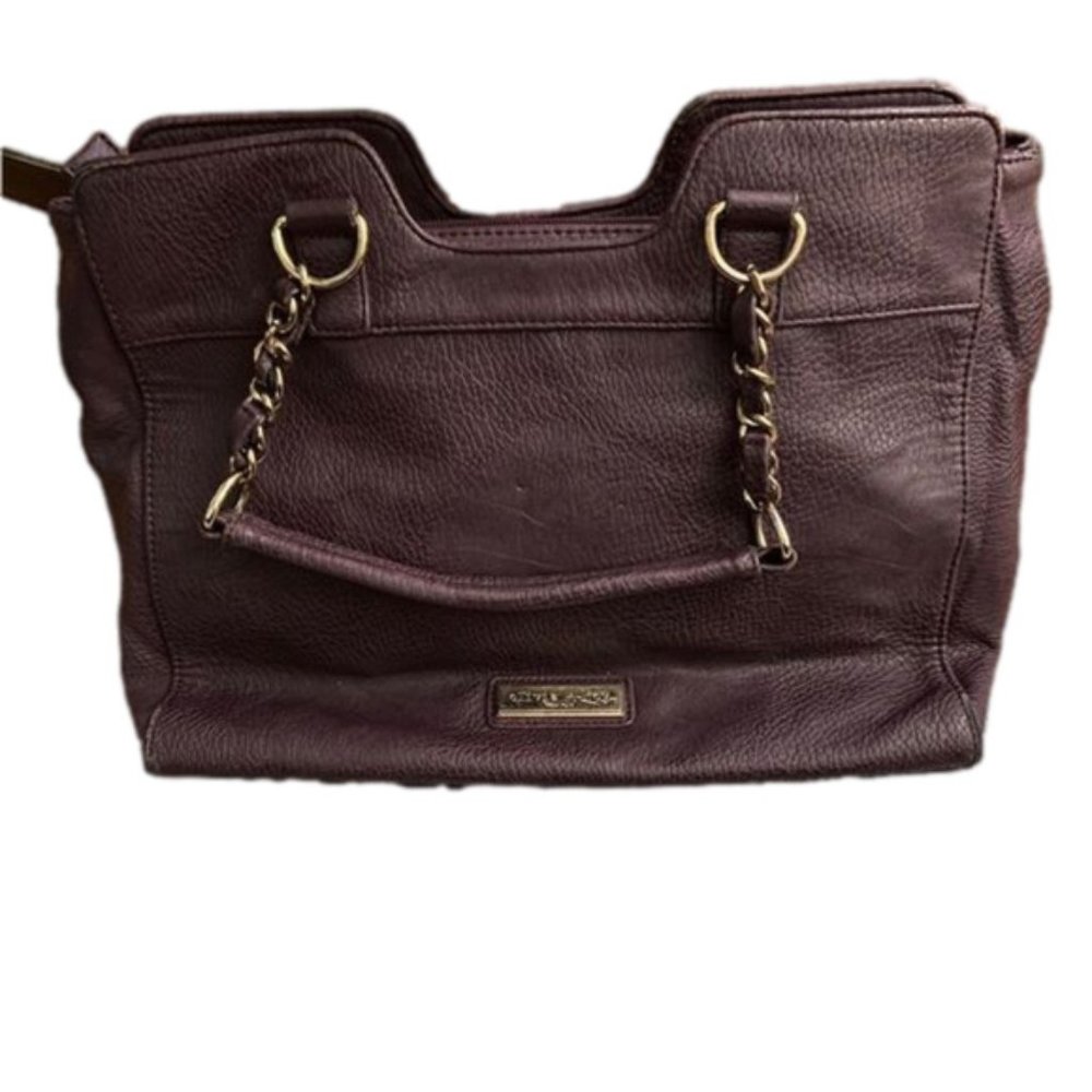 Olivia +Joy purse Deep purple colourGold embellishments do have scratches GUC